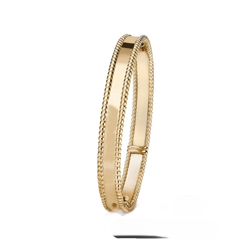 Sophie – Bracelet Jonc Perlé avec signature
