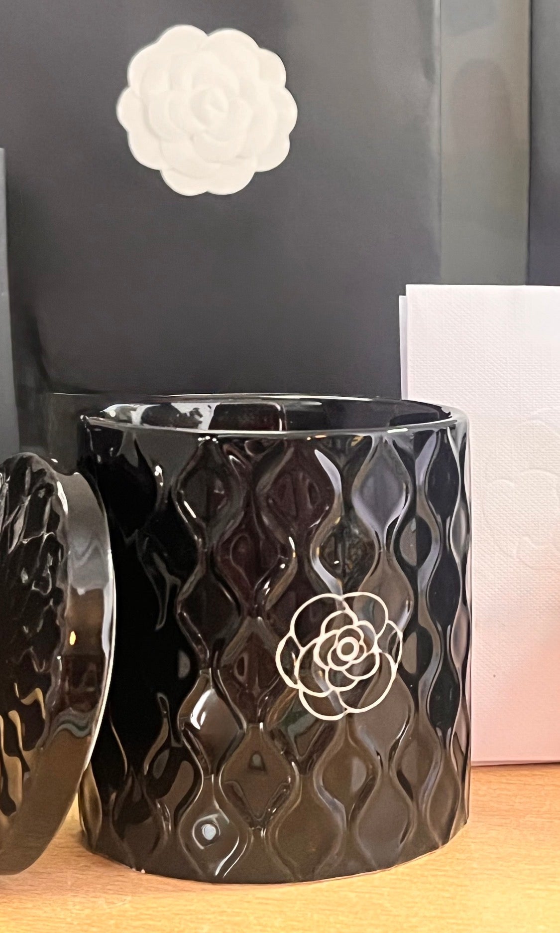 Bougie Prestige Noire – Édition Maison