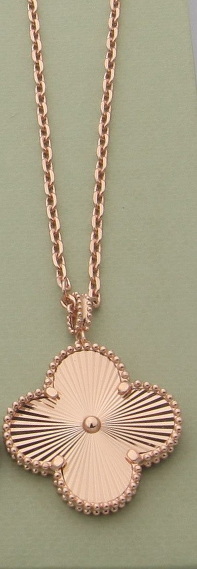 Parure Trèfle Guilloché