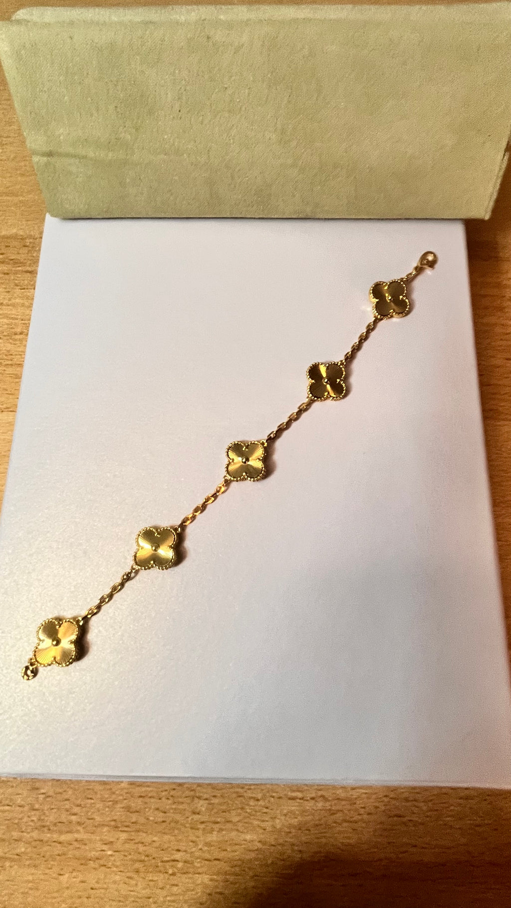 Camille – Bracelet 5 Motifs Trèfle