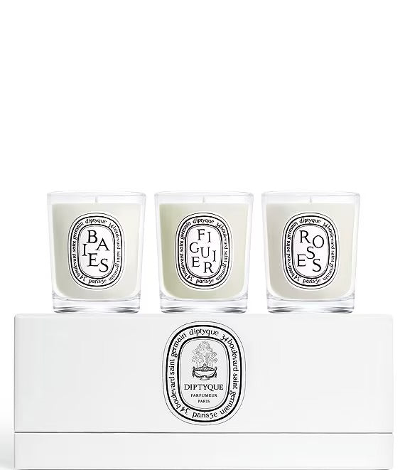 Coffret classique 3 bougies