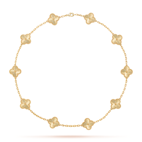 Léna – Collier 10 Motifs Trèfle