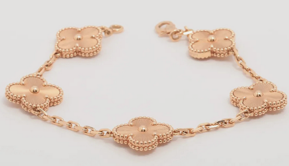 Camille – Bracelet 5 Motifs Trèfle